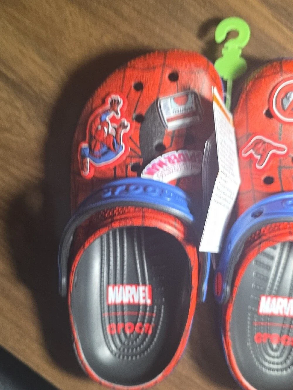 Marvel Kids Spider-Man Red and Blue Clog Slippers